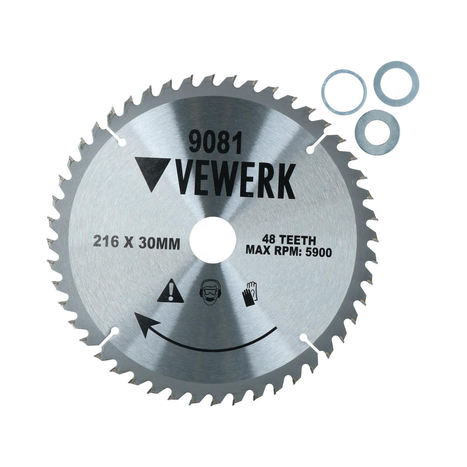 216mm x 30mm TCT Tungsten Carbide Tipped Circular Saw Blades 48 Teeth