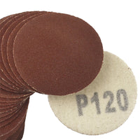 100 Pack Hook/Loop DA Sanding Grinding Abrasive Pad 120 Grit Discs 2" (50mm) AT376