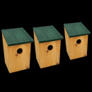 Wild Bird Nesting Nest Box Hotel Wooden Fully Treated With 30mm Diameter Hole