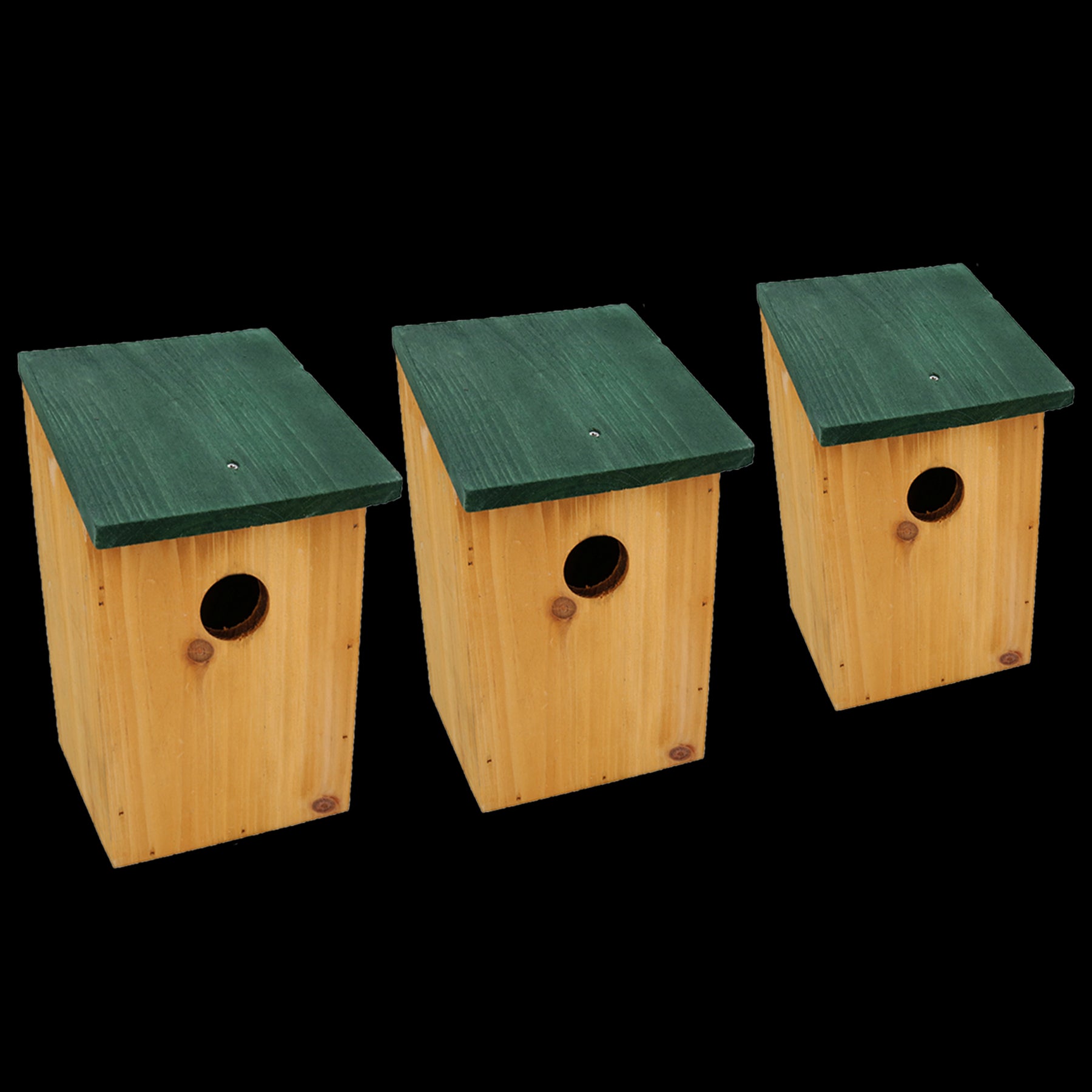 Wild Bird Nesting Nest Box Hotel Wooden Fully Treated With 30mm Diameter Hole