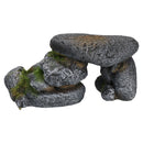 2 x Aquatic Decor Moss Rock Arch Fish Tank Ornament Large 28x15x16cm