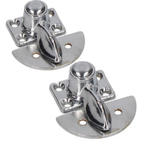 Gravelly Fastener Swivel Toggle Catch Lock Chrome Trailer Number Plate Clips