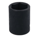 3/8in Drive Shallow Stubby Metric Impacted Impact Socket 6 Sided Single Hex