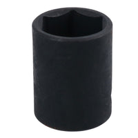 3/8in Drive Shallow Stubby Metric Impacted Impact Socket 6 Sided Single Hex