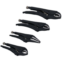 4pc Locking Grip Wrench Set Vice Locking Pliers Mole Grips Heavy Duty AT017