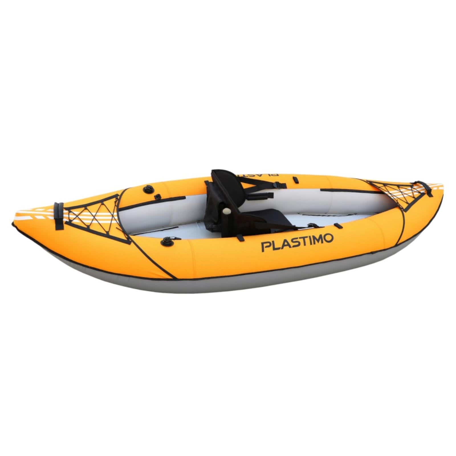 Plastimo Inflatable Sea & River Kayak Canoe Single 2.7m V-Type with Paddle Oar