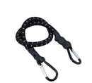 24” Bungee Strap with Metal Carabiners Hook Tie Down Fastener Holder