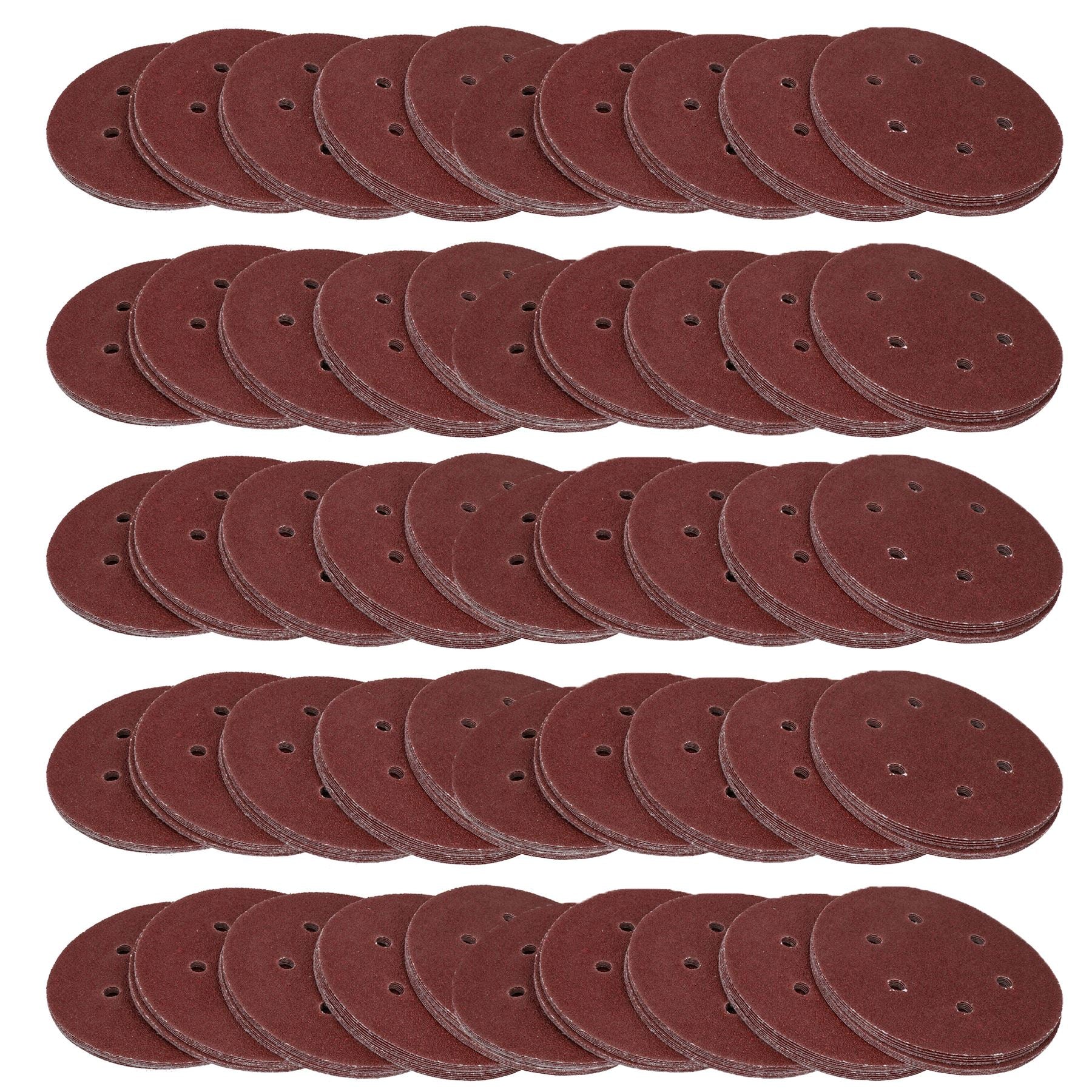 150mm Mixed Grit Hook And Loop Sanding Abrasive Discs Mixed Grit 40 – 240 Grits