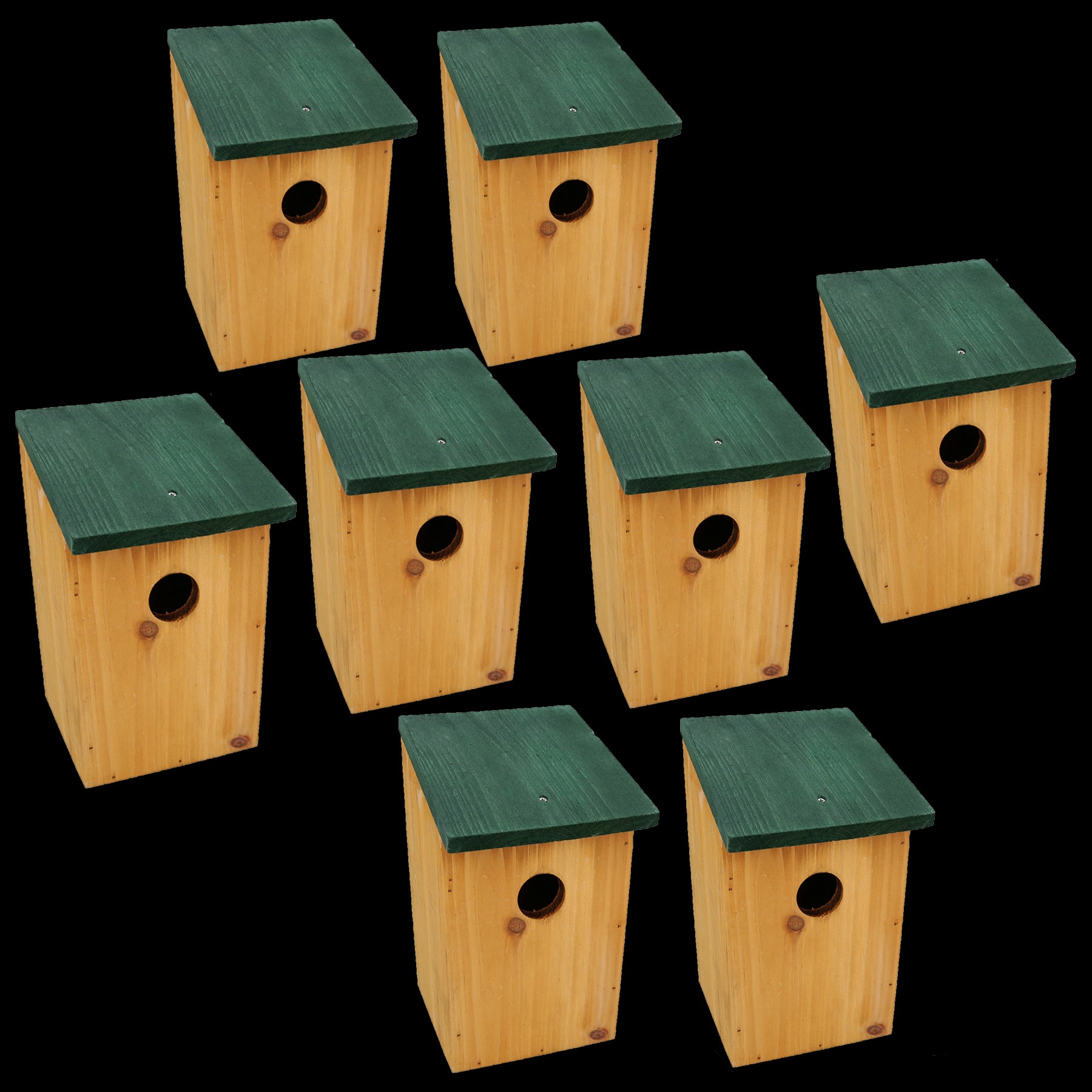 Wild Bird Nesting Nest Box Hotel Wooden Fully Treated With 30mm Diameter Hole