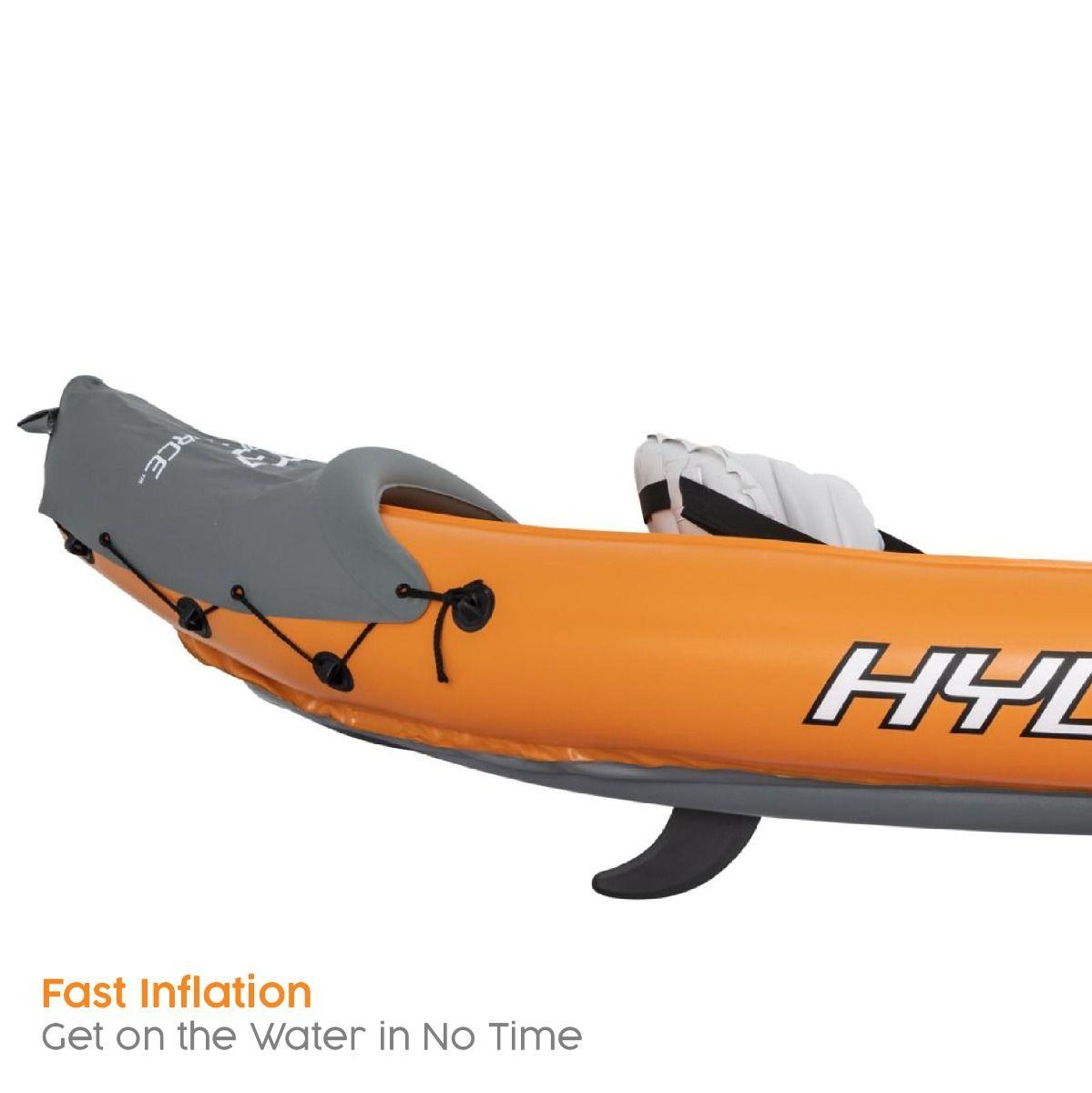 Underwater View LITE RAPID X3 Inflatable Kayak 3 Person with Aquascope Canoe