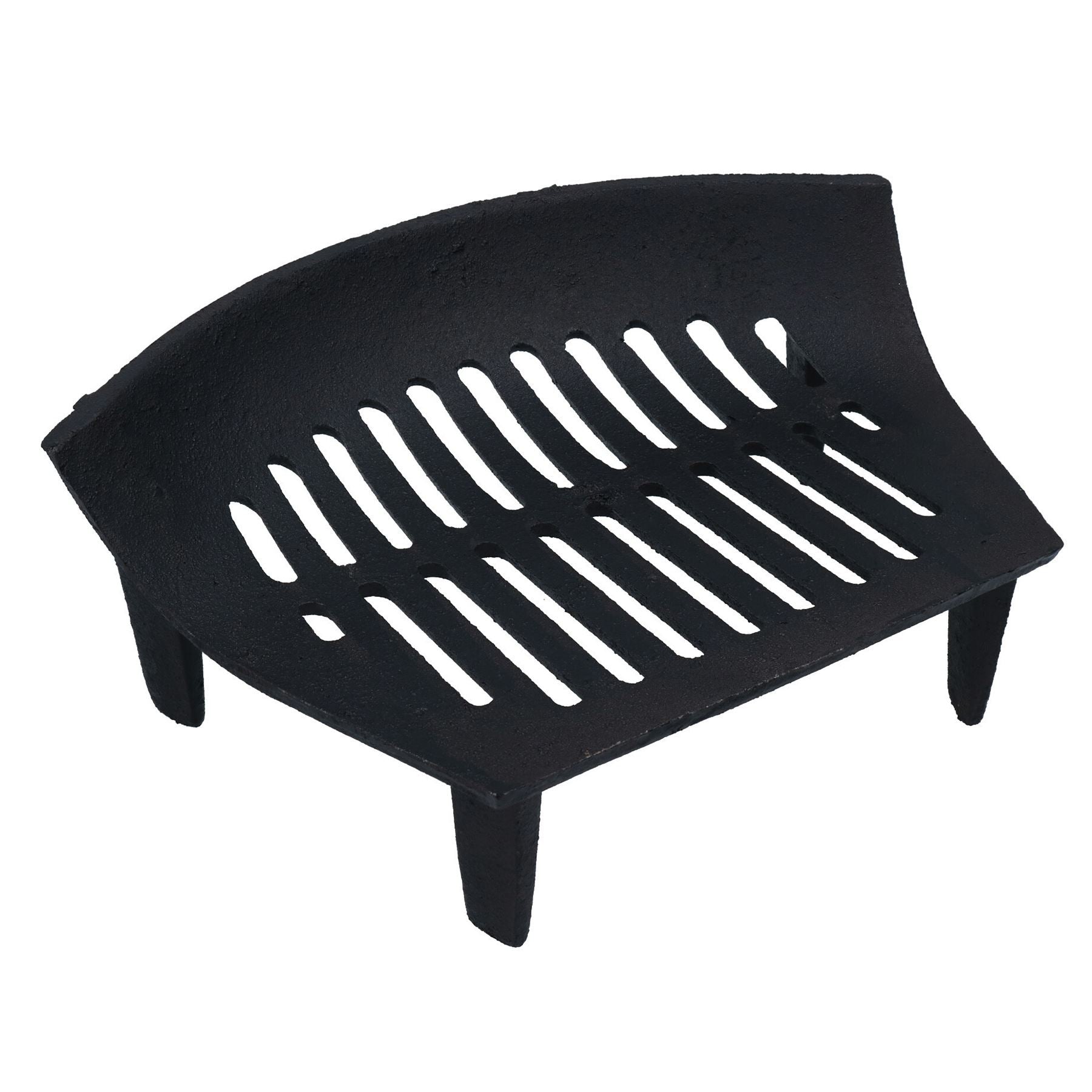 14" Fire Grate, Ashpan & Handle Fireplace Cast Iron Log Coal Saver For 16" Fire