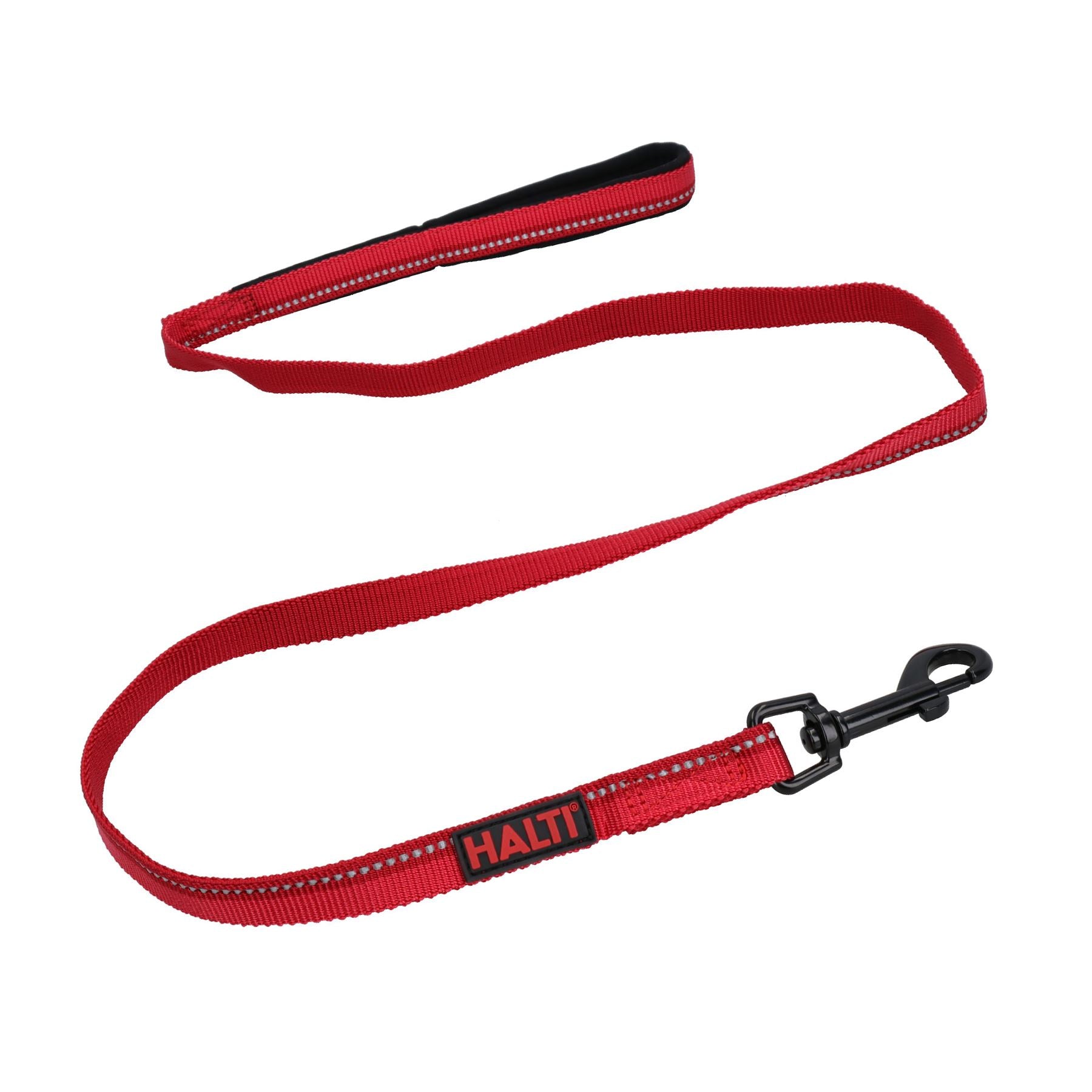 Small Red Halti Dog Walking Lead Leash Durable Reflective Neoprene Padded