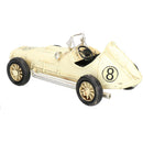 Small Racing Car Metal Ornament Model Sculpture Statue Decoration Replica Auto