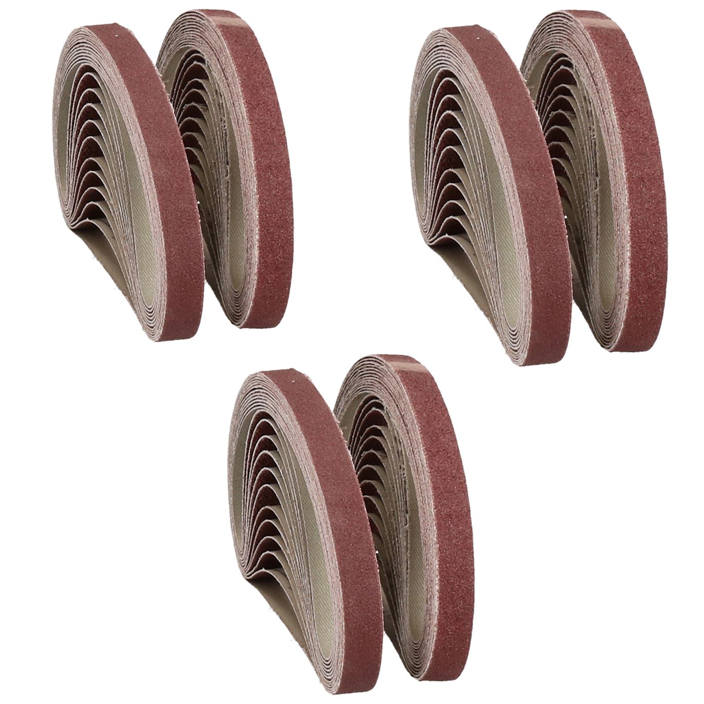 457mm x 13mm Mixed Grit Abrasive Sanding Belts Power File Sander Belt Packs