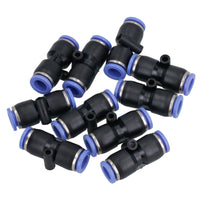 8mm (OD) Pneumatic Air Straight Hose Pipe Tube Inline Push Connector Airline