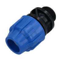 25mm x 1" MDPE Male Adapter Compression Coupling Fitting Water Pipe PN16