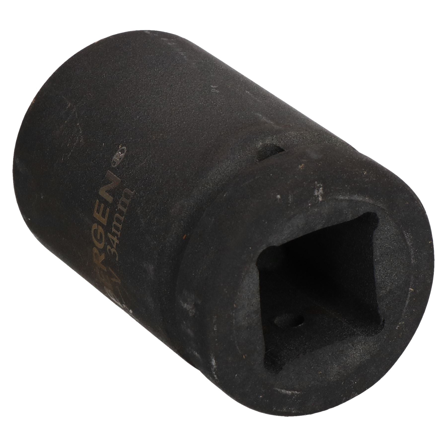 34mm Metric 3/4" or 1" Drive Deep Impact Socket 6 Sided With Step Up Adapter