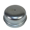 Trailer Cast Wheel Hub 100mm PCD 1" Taper Bearing 4 Stud With Nuts And Cap