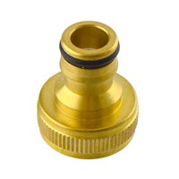 3/4" BSP Brass Hose Fitting Hose Pipe Adaptor QuickThreaded Watering GAR22