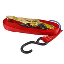 Red Ratchet Strap Tie Down Trailer 4m Hook Cargo Strap 325kg Lashing SM013