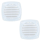 Louvre Air Vent High Grade Ventilator Grill 82mm Boat Caravan Motorhome