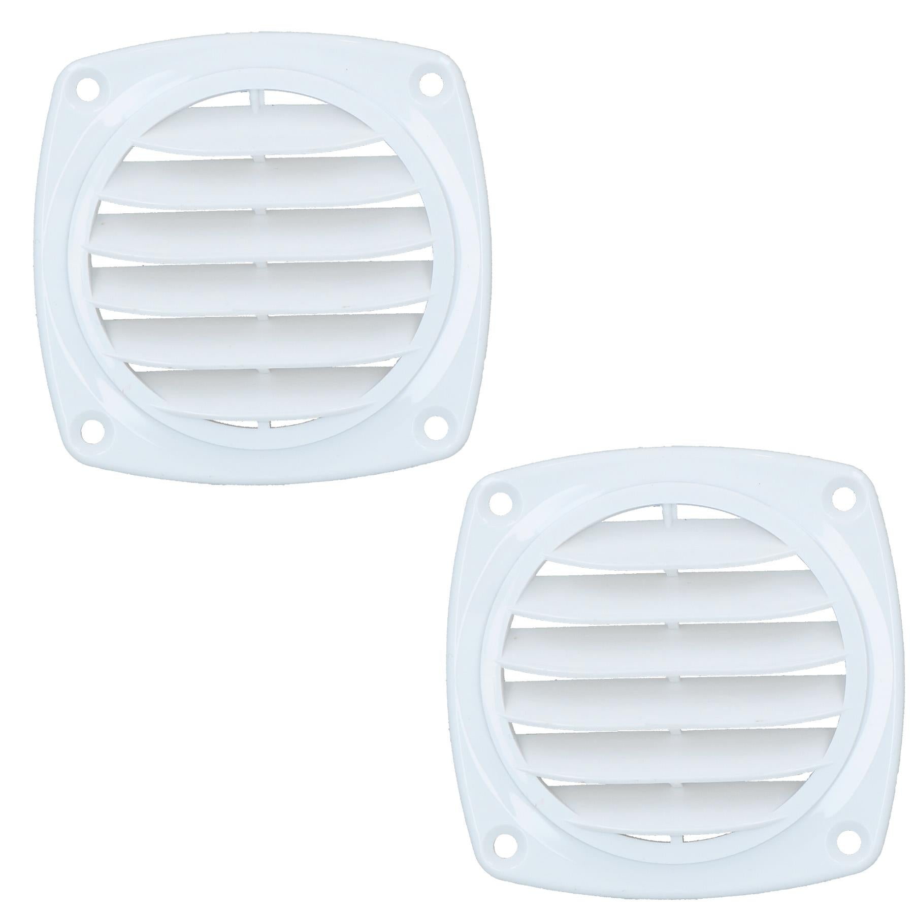 Louvre Air Vent High Grade Ventilator Grill 82mm Boat Caravan Motorhome