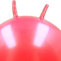 Red Inflatable Retro Space Hopper Exercise Indoor Outdoor Use Bouncing Fun