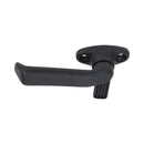 Left Hand Window Handle Lever Catch Black Polypropylene Locker Latch