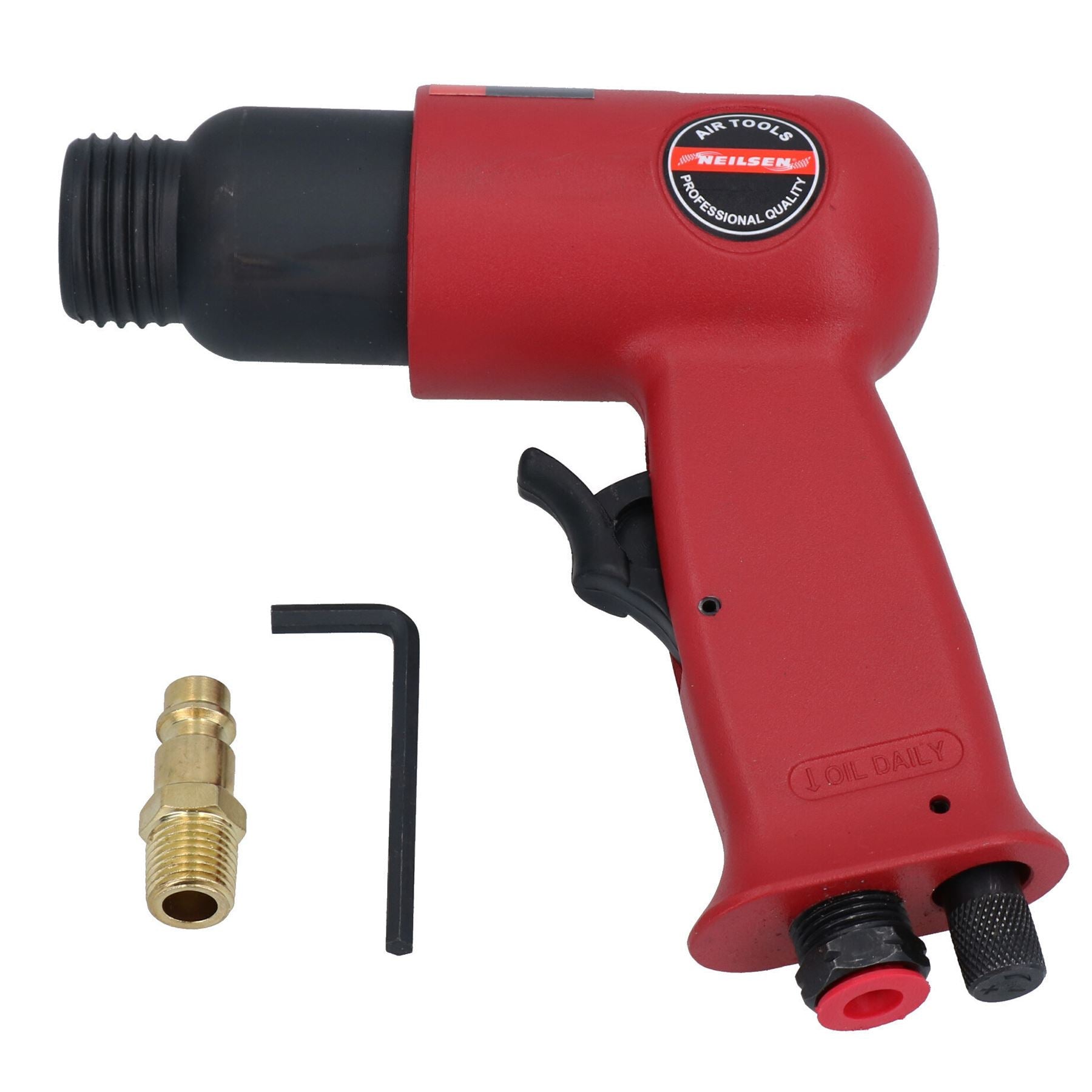 Air Hammer Chisel 150mm & Air Needle Descaler Removes Rust Body Panel Work