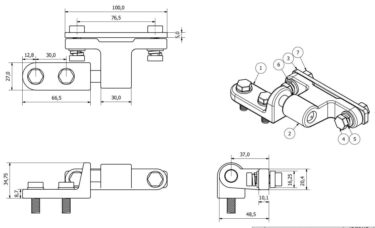 Tailboard Tailgate Hinge & Drop Catch Latch Antiluce Set Trailer Truck Bolt On