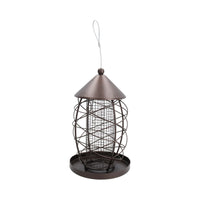 Lantern Bird Feeder Nut Holder Hanging Feeding Station For Wild Birds 17x25cm