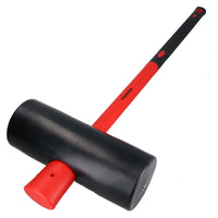 6kg Rubber Paving Maul For Slabs Flagstones Kerbs Laying Fibreglass Handle