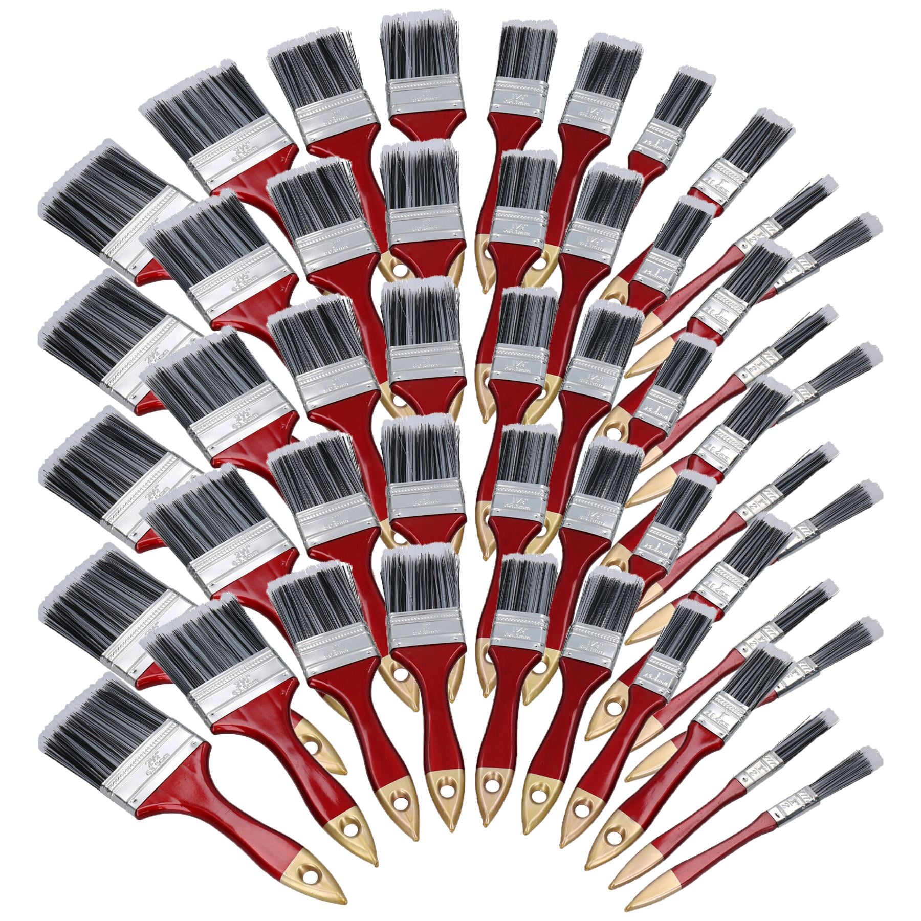 Painting and Decorating Synthetic Paint Brush Brushes Set 1” – 2.5” Width