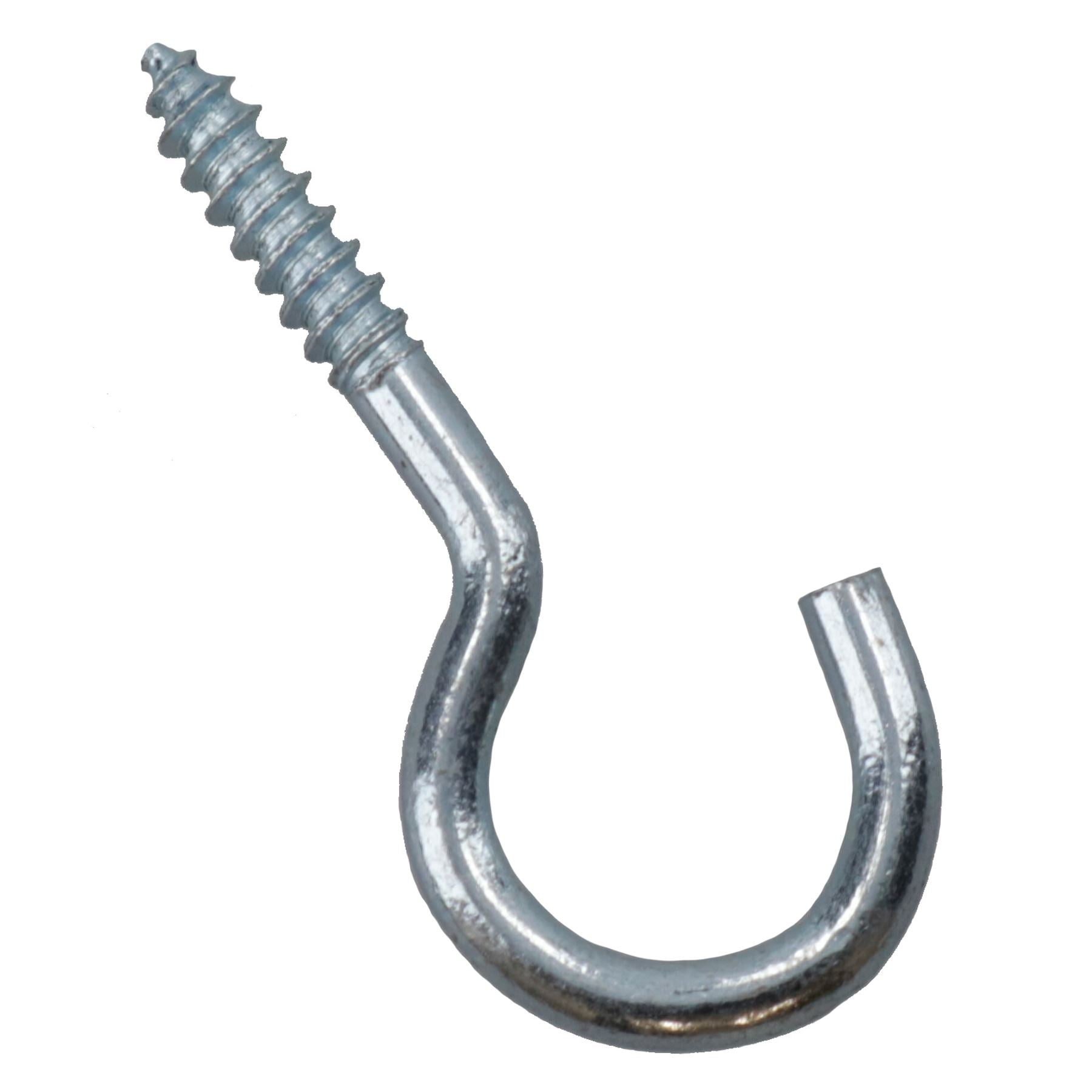 Screw Hook Fasteners Hangers Zinc Coated Finish 12mm Dia 40mm length