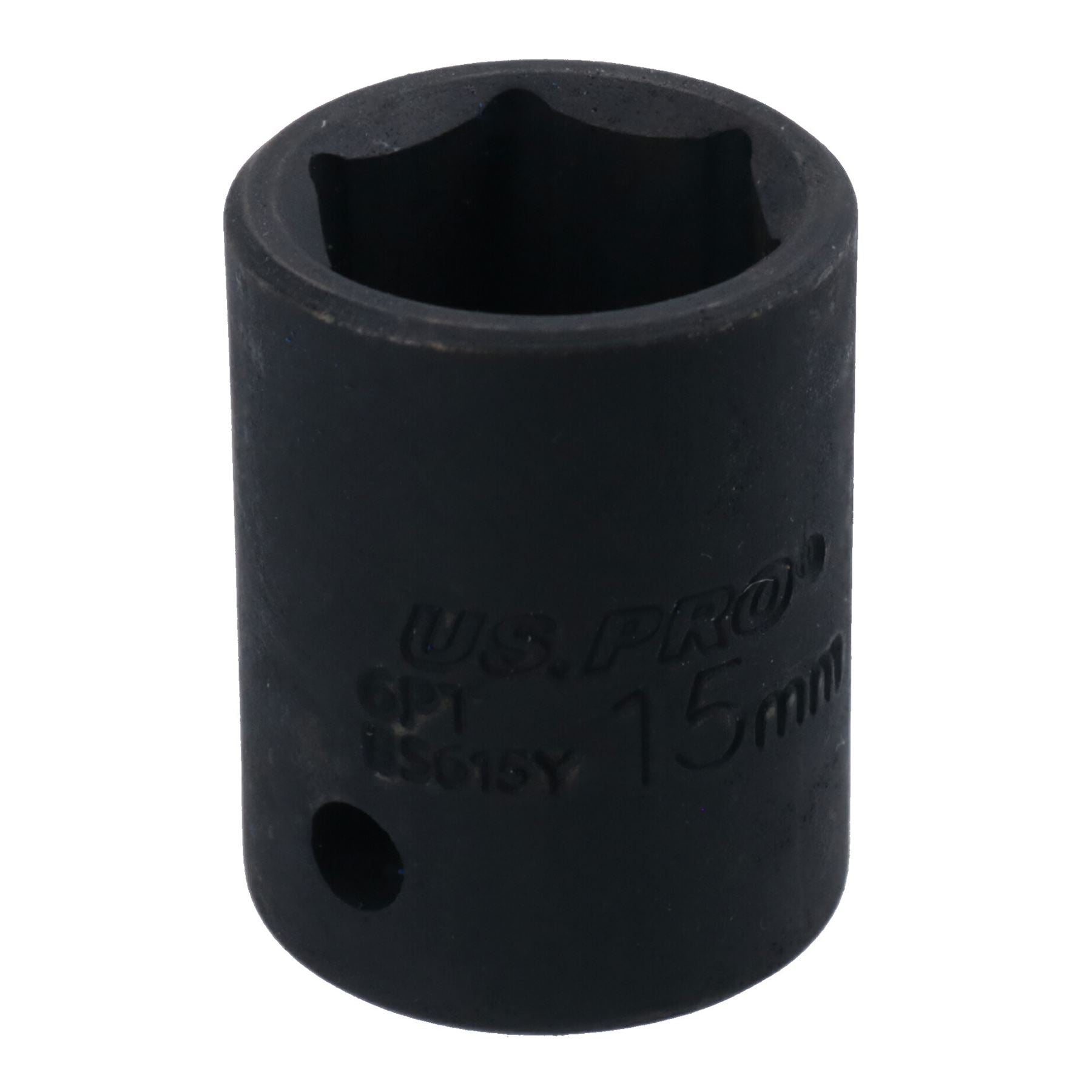 3/8in Drive Shallow Stubby Metric Impacted Impact Socket 6 Sided Single Hex