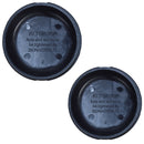 Replacement Black Plastic Hub Grease Dust Cap 75mm For Ifor Williams Trailers