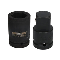 36mm Metric 3/4" or 1" Drive Deep Impact Socket 6 Sided With Step Up Adapter