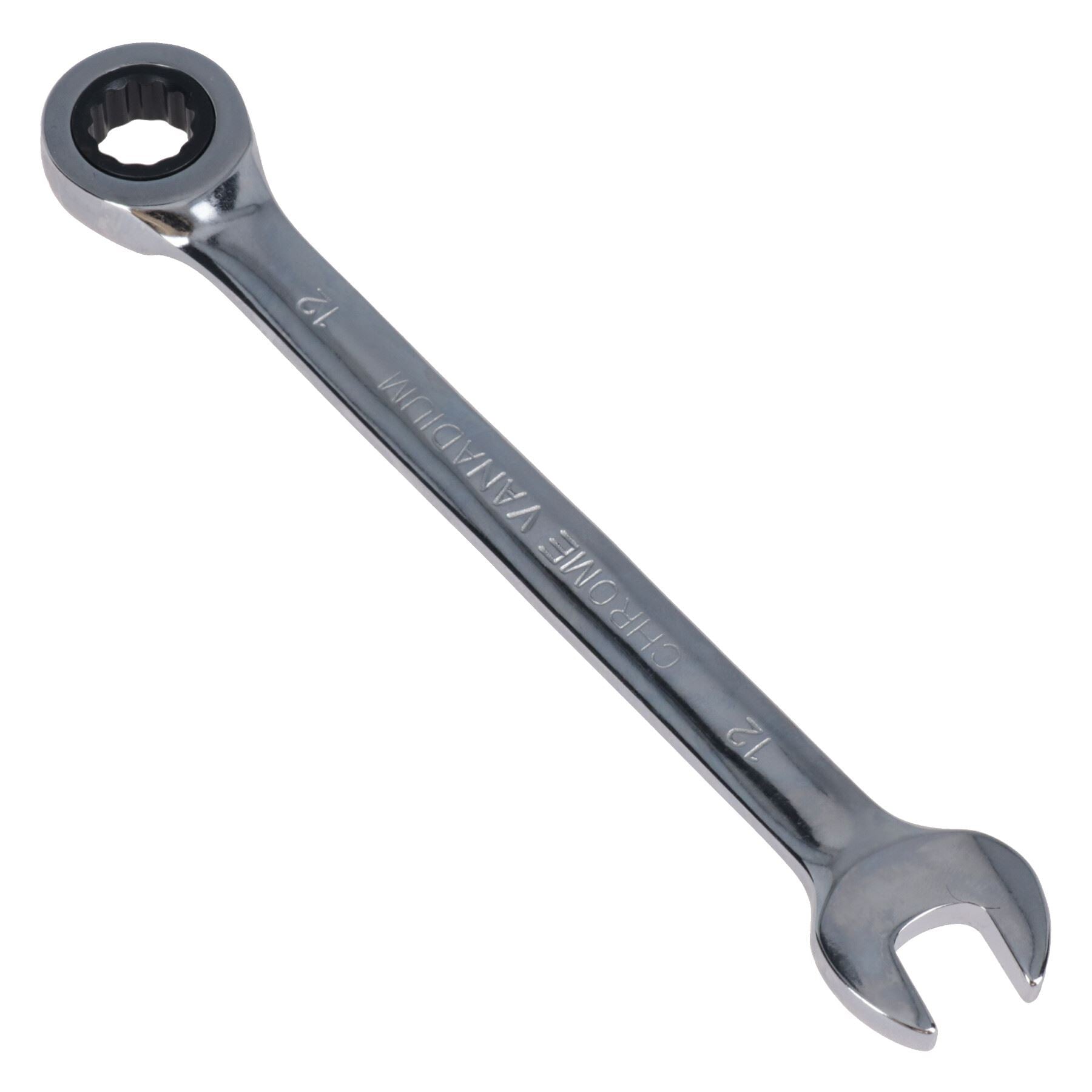 Metric MM Combination Gear Ratchet Ratcheting Spanner Wrench Bi-Hex 12 Sided