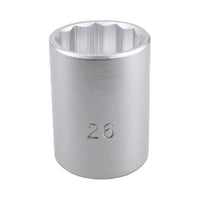 Metric MM 3/4" Drive Sockets Bi-Hex 12 Sided Socket 21mm – 50mm