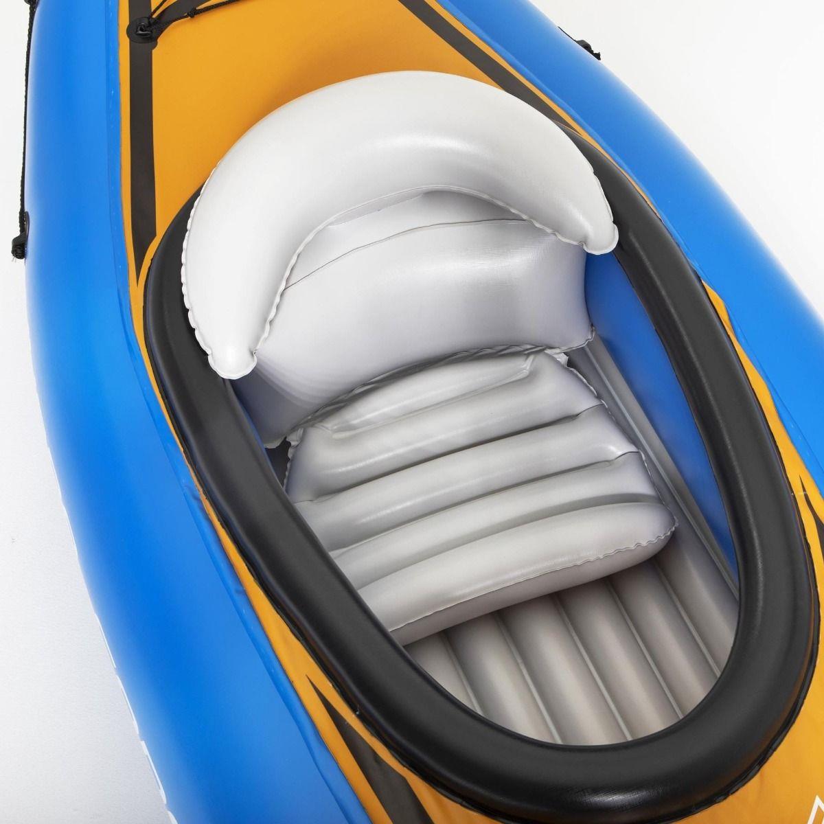 Cove Champion Inflatable Kayak 1 Person with Pump Paddle Canoe Boat Single