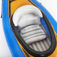 Cove Champion Inflatable Kayak 1 Person with Pump Paddle Canoe Boat Single