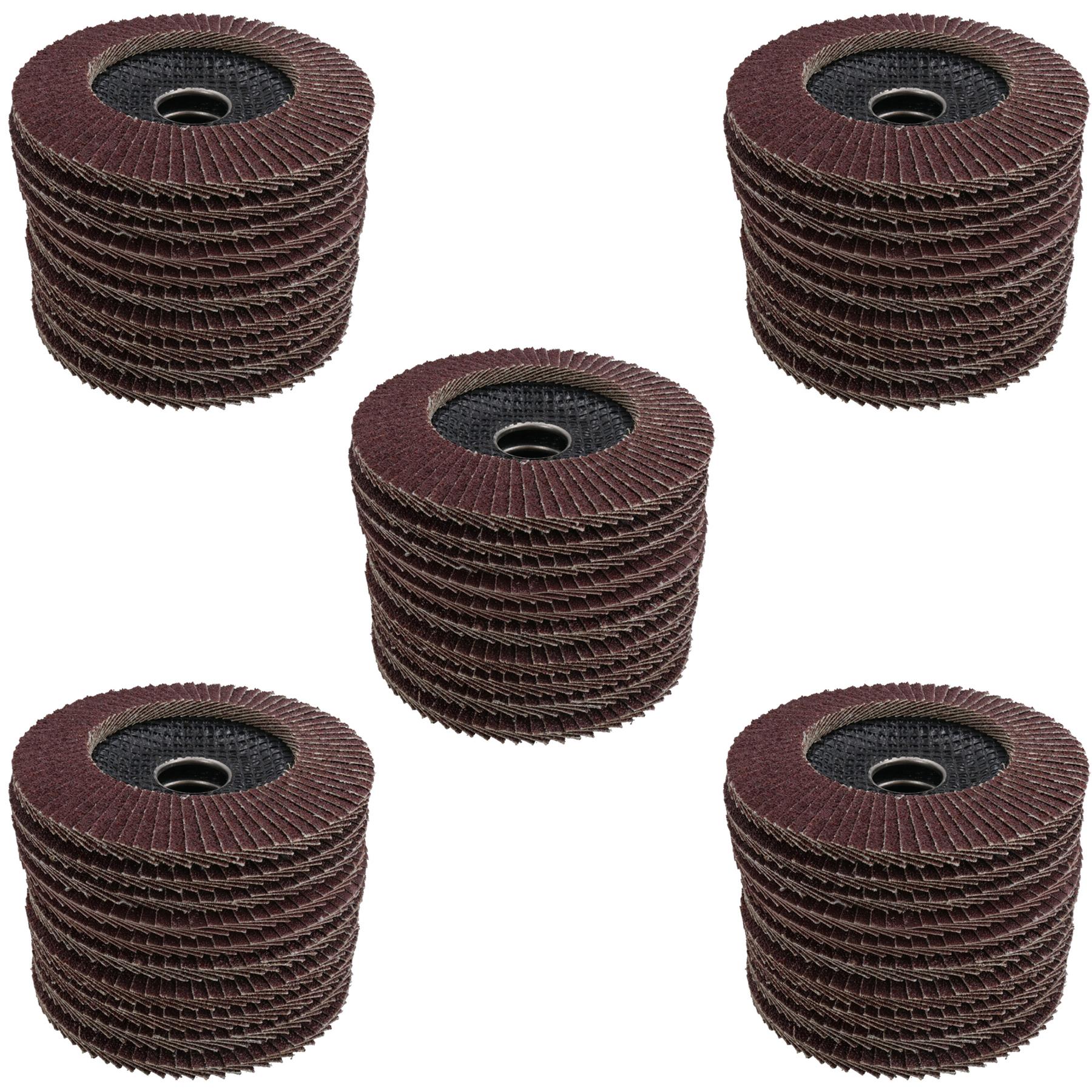 Flap Discs 40 Grit Angle Grinder 4.5" (115mm) Flat Sanding Grinding