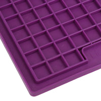 Purple Playdate Classic Slow Food Snack Treat Bowl Anti-Anxiety Mat for Dog Cat