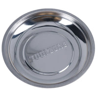 Magnetic Parts Tray Dish Storage Holder Circular Round Stainless Steel 6" TE037