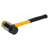 Double Headed Face Rubber and Soft Nylon Hammer Mallet 45mm Head Width