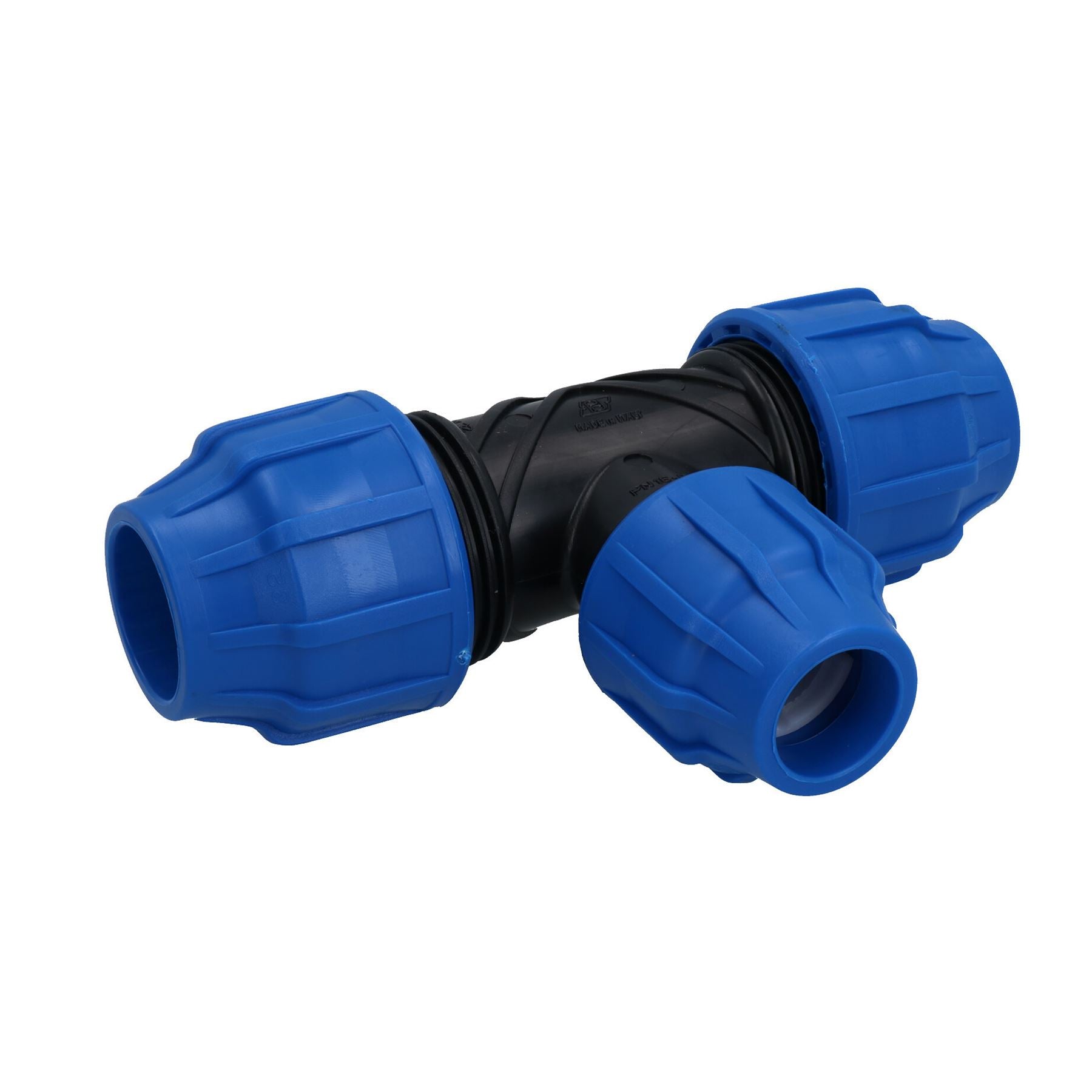 MDPE Water Pipe Connector Tee T Piece Connector Fitting 32mm x 25mm x 32mm