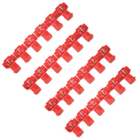 Scotch Lock / Snap Connector Set Red Plastic Consumable Fastener