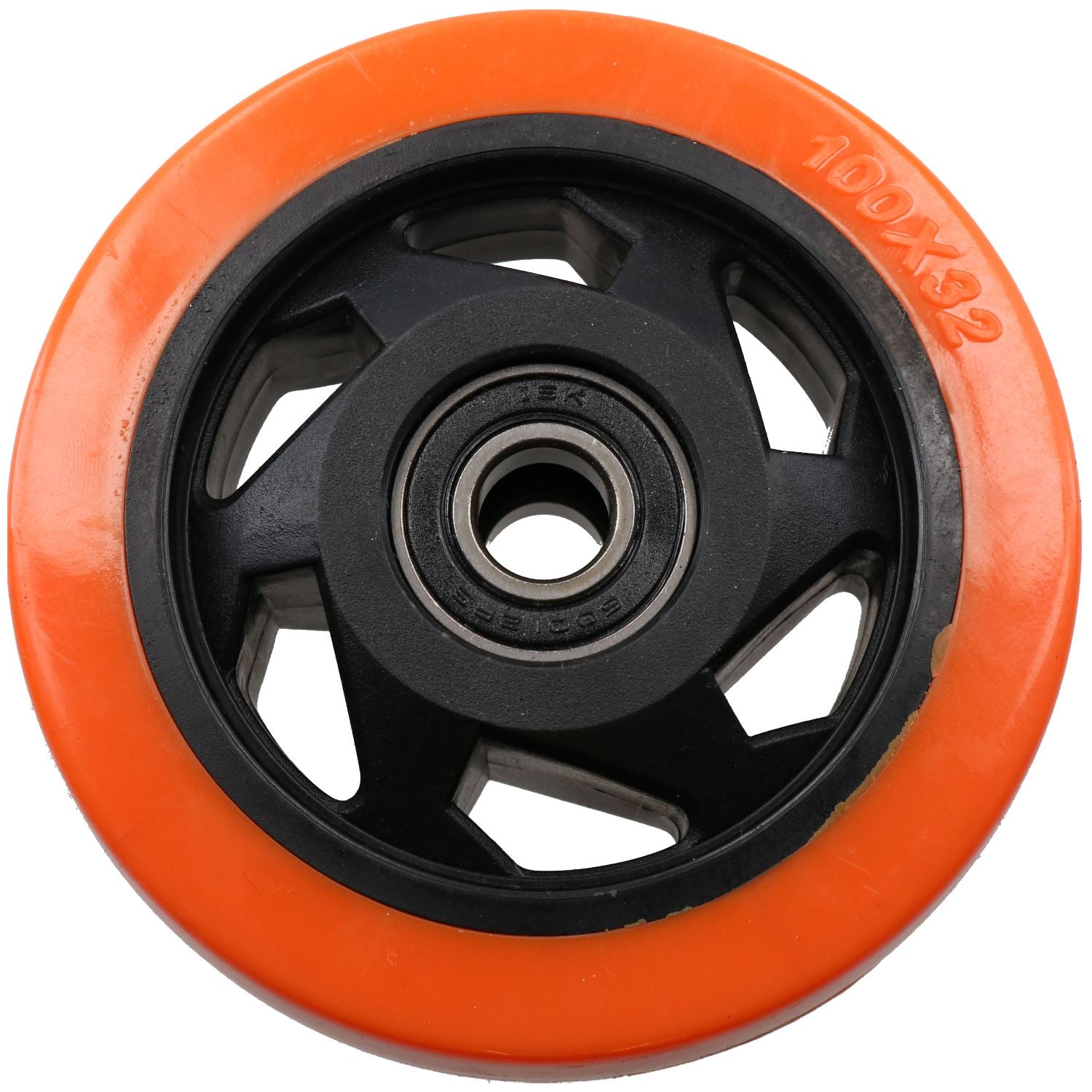 4" PVC Trolley Castor Wheels 130kg Load Per Wheel Fixed / Swivel / Swivel with Brake