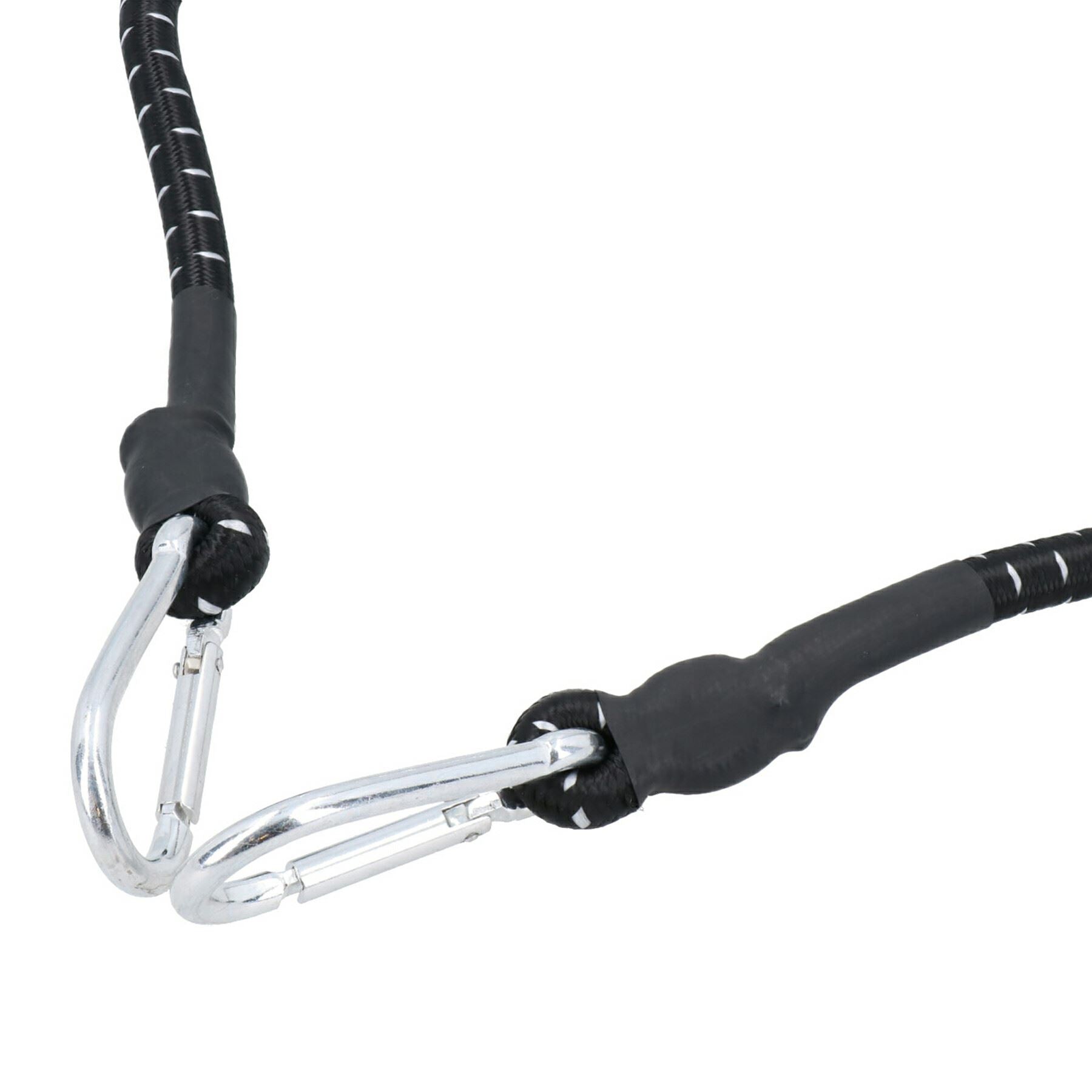 60” Bungee Strap with Metal Carabiners Hook Tie Down Fastener Holder