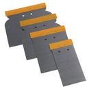 4pc Decorators Decorating Flexible Metal Filling Blades Scrapers 50mm - 120mm